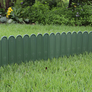 Panel de Cerca de Jardín de Plástico Negro de 30 cm de Ancho, Decoración de Bordes para Exteriores, Duradero para División de Paisajes de Jardín - Product Image 5