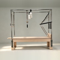 Offre Spéciale : Table de Pilates Cadillac Trapeze Ajustable PerfectForm en Bois d'Érable Massif avec Ressorts à Fil de Piano, Certifiée CE, Usage Commercial