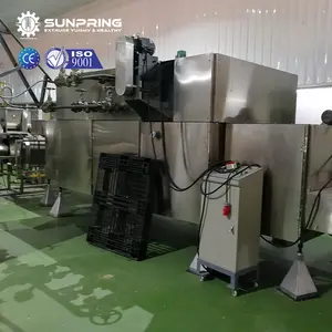 Línea de producción de llenado de núcleo SunPring, máquina para hacer aperitivos de llenado de núcleo de doble tornillo, máquina para aperitivos de llenado inflado