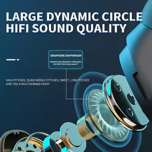 Q63 Sport in Ear Hook Air Buds Mic Pantalla LED Auriculare Inalambrico Bluetooth Auriculares inalámbricos Auriculares para correr Entrenamiento Gimnasio - Product Image 4