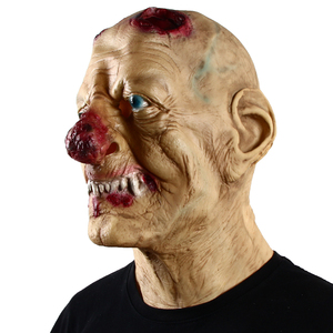 Máscara de Terror de Goblinos con Nariz Roja Grande, Disfraz de Halloween y Navidad, Accesorios de Cosplay, Máscaras de Látex Realistas de Payaso Aterrador - Product Image 4
