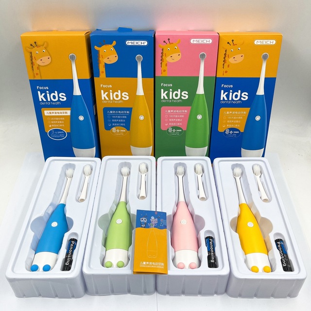 Manufactures Hot Battery Power Children Sonic Toothbrush Soft Bristle Child Electric Toothbrush