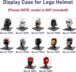 Espositore in Acrilico Trasparente Rinforzato Antipolvere per Caschi <span class=keywords><strong>Star</strong></span> <span class=keywords><strong>Wars</strong></span> (Mandalorian <span class=keywords><strong>Darth</strong></span> <span class=keywords><strong>Vader</strong></span>) Supporto da Tavolo - Product Image 3