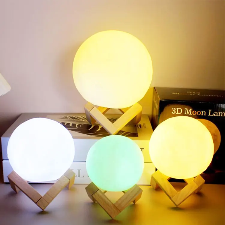 Art Crystal Ball Night Lamp Luminous Crystal Ball Decoration Solar System Led Night Lights Desktop Home Decor