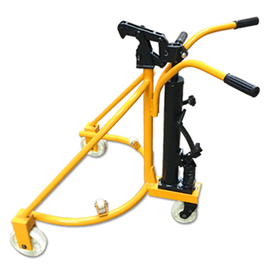 Carro manual de tambor de aceite, elevador de tambor de aceite hidráulico de 350kg, equipo de manejo, máquina de remolque - Product Image 6