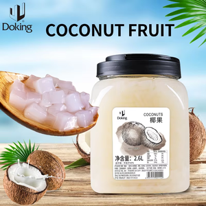เนื้อมะพร้าวพรีเมียมสำหรับชานมไข่มุก เนื้อนุ่ม เคี้ยวเพลิน ได้รับการรับรองฮาลาล บรรจุ 3 กก./ถุง เหมาะสำหรับเครื่องดื่มและของหวาน - Product Image 1