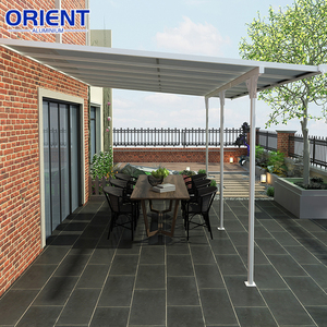 Auvent de haute résistance avec structure en aluminium moderne, idéal pour les zones de détente, les cours arrière, les terrasses, les bords de piscine, les pelouses et les allées. - Product Image 3