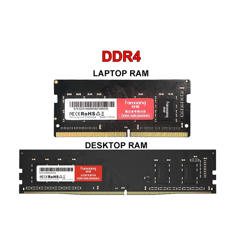 Fábrica de Atacado 2666MHz 3000MHz 3200MHz 4GB GB 16 8GB DDR4 32GB Memoria Ram Memória Para Laptop PC Desktop