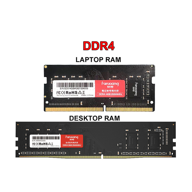 Factory Wholesale 2666MHz 3000MHz 3200MHz 4GB 8GB 16GB 32GB Memoria Ram DDR4 Memory for Laptop PC Desktop