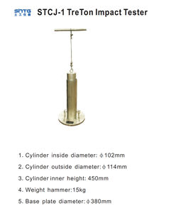 STCJ-1 третонный ударный тестер с 15 кг веса молотка - Product Image 2