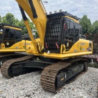Excavatrice d'occasion Komatsu PC350 350 de 35 tonnes à chenilles hydrauliques pour l'exploitation minière, haute performance et économe en carburant, en service