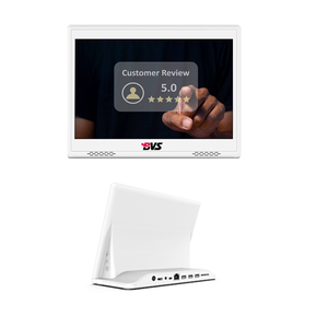 Terminal de Evaluación con Pantalla Táctil de 10.1 Pulgadas, Android 10, para Encuestas de Satisfacción en Gobierno y Bancos - Product Image 1