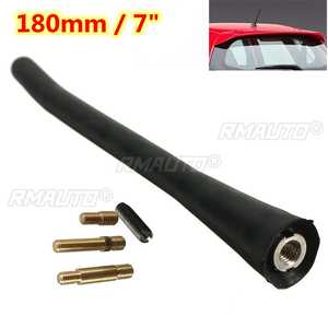 Antenne radio AM/FM universelle noire pour voiture, livrée avec des vis de 4 mm et 5 mm de diamètre - Product Image 1