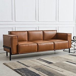Ensemble de canapés de bureau en cuir modernes et modulaires de style européen MIGE, designs de canapés de bureau bon marché - Product Image 3