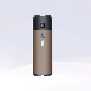 China Hybrid air source 70 degrees 300L storage Heat Pump water heater with Solar Coil heating coil for domestic hot water