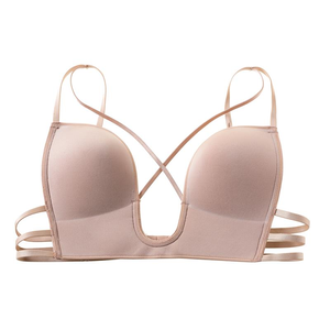 costura <span class=keywords><strong>Nude</strong></span> sujetador de La Yoga belleza Plus tamaño Bra Plus tamaño lencería Sexy ropa interior Sexy para mujer - Product Image 2