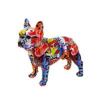Sculpture de chien ballon en résine faite à la main, modèle de décoration intérieure et extérieure, léger, imperméable, figurine d'animal artistique