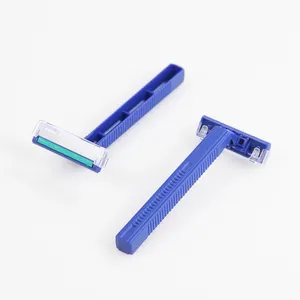 Hot Sale Twin Blade Handmatige Wegwerp Veiligheidsscheermes Voor Mannen Gezicht Onderarm En Bikini Scheermes Categorie