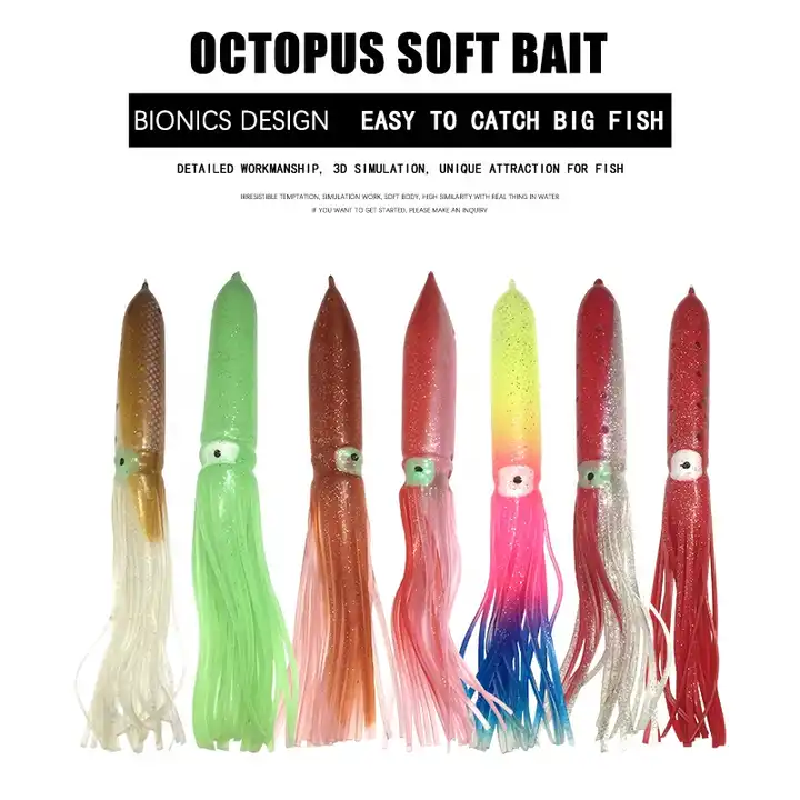 24cm-30cm bulb squid octopus skirts soft