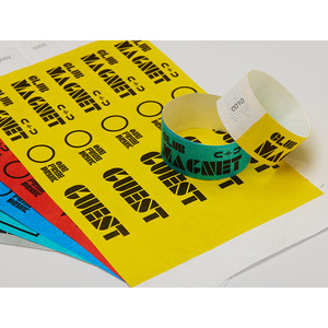 [AnyWristband] Bracelets TYVEK prêts à l'emploi, de type solide, couleur unie, économiques, 25 mm (1 pouce), pour l'admission lors de fêtes - Product Image 4