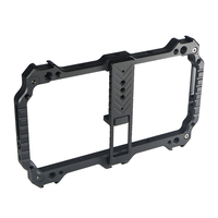 Support universel portable pour téléphone, cage de photographie vidéo, rig de vlog pour Xiaomi et iPhone, stabilisateur de voyage extérieur, microphone et éclairages d'appoint