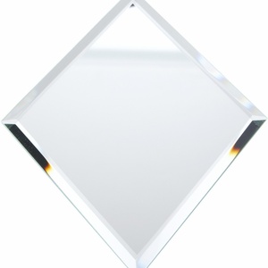3mm 4mm 5mm 6mm Thick <b>Square</b> <b>Square</b> Diamond Shape Silver Coated Beveled Edge <b>Mirror</b> Tile Ornate Decorative <b>Mirror</b> Assembly - Product Image 1