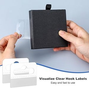 Promotion Discount Best Sellers <b>Plastic</b> Style Fold up Hang Tabs With Back Adhesive - Product Image 1