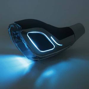 Palanca de Cambios Automática para Auto CARFU AC-959 con Luces LED de Colores y Diseño de Cristal, Material ABS, Compatible con Ravon MATIZ - Product Image 3