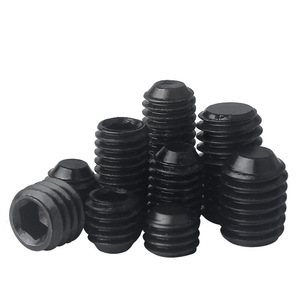 Yajin Flat End Set <b>Screw</b> DIN913 GB77 Grade 12.9 Headless Black Alloy Steel Construction Industry Use - Product Image 3