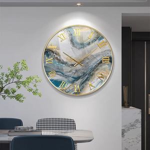 Reloj de Pared Decorativo de Acrílico 3D Personalizado y Creativo para Entrada, Sala de Estar, Comedor, Decoración del Hogar, Pintura de Porcelana de Cristal - Product Image 4