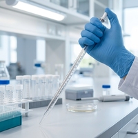 Pipeta serológica graduada de 10 ml con tapón de filtro, herramienta de medición de laboratorio