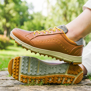 Nouvelles baskets de golf et d'entraînement en plein air pour hommes, légères, de haute qualité, grande taille, en coton imprimé léopard, pour le printemps, l'été et l'automne - Product Image 3