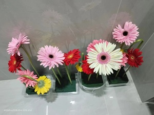 Schiuma floreale verde umido e secco schiuma di fiori per la composizione di fiori freschi e artificiali, <span class=keywords><strong>fioraio</strong></span> in schiuma vegetale forniture per artigianato e matrimoni - Product Image 3