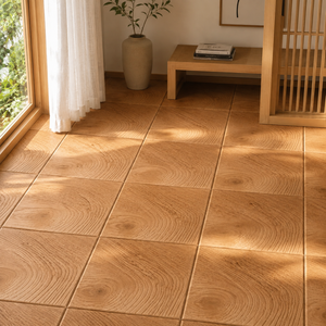 Square Pine <b>Decking</b> Board With Wood Grain Surface <b>Brushed</b> Finish Waterproof Outdoor Rustic Design Interlocking Dual Lock Edge - Product Image 1