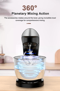 रसोई उपकरण लक्जरी आटा घुटने टेकना मशीन रसोई इंपेस्टेटट्रिस एक सर्पिल पैनडेरिया स्टैंड मिक्सर - Product Image 5