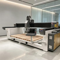 Scie à pont CNC pour pierre, 5 axes, longueur de coupe 3200 mm, pour comptoirs