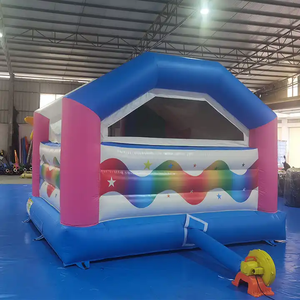 Castillo Inflable Comercial Pequeño con Tobogán, Diseño <span class=keywords><strong>de</strong></span> Unicornio y Caballo, para Niños, Uso en Exteriores - Product Image 5