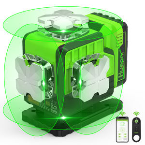 Niveles Láser <span class=keywords><strong>Huepar</strong></span> PO4CG Línea Verde 4D, Nivel Láser Rotatorio de 16 Líneas - Product Image 3
