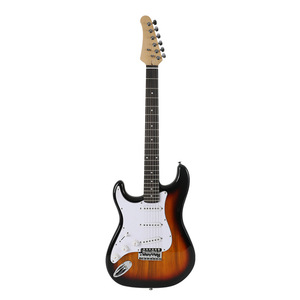 Sınır Ötesi 39 inç Sol El Elektrik Gitarı Gül Ağacı Klavye Paulownia Ahşap Tek Tremolo Kolu ST Serisi Set Profesyonel - Product Image 5