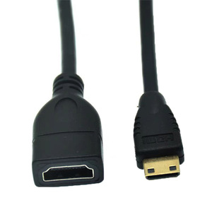 Adaptateur de câble Mini <span class=keywords><strong>HDMI</strong></span> mâle vers <span class=keywords><strong>HDMI</strong></span> femelle standard <span class=keywords><strong>Convertisseur</strong></span> Ultra 4K HD 3D Gaine en PVC Prend en charge l'application moniteur - Product Image 4