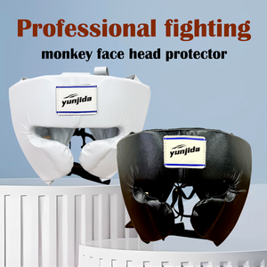อุปกรณ์ป้องกันศีรษะสำหรับชกมวยแบบปรับได้เต็มใบหน้า พร้อมสายรัดคางปรับได้ ทำจากหนัง PU ป้องกันใบหน้าเต็มรูปแบบ สำหรับการฝึกซ้อมประจำวัน - Product Image 6