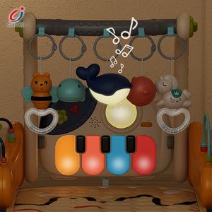 Andador Multifuncional Chengji <span class=keywords><strong>Walker</strong></span> con Música y Luces, Juguete Sensorial Montessori para Bebés, Tapete de Juego y Andador para Bebés - Product Image 3