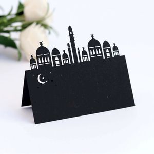 Cartes de vœux pour l'<span class=keywords><strong>A</strong></span>ïd avec enveloppes et cartes de table assorties pour le Ramadan, pour l'agencement des invités, calligraphie islamique élégante, qualité supérieure - Product Image 1