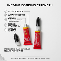 Ensemble personnalisable de 14 tubes de colle liquide transparente super puissante pour une application rapide, facile à utiliser et offrant des résultats de collage excellents