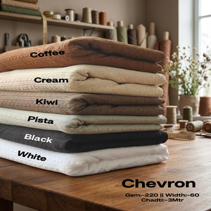 Tissu en satin crêpe chevron froissé de qualité supérieure, couleur unie, pour foulards longs, hijabs, châles et vêtements d'été pour femmes - Product Image 3