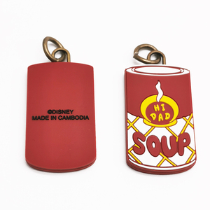 Insigne de bande magique écologique 'Avertissement DANGER-Ne touchez pas aux conséquences sérieux' Patch autocollant en PVC patchs en caoutchouc à paillettes - Product Image 5