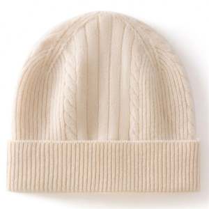 Gorro de Cachemira 100%, Gorro de Invierno para Clima Frío, Gorro de Punto Suave, Cálido, Moderno y Versátil, Gorro de Cachemira con Solapa - Product Image 4