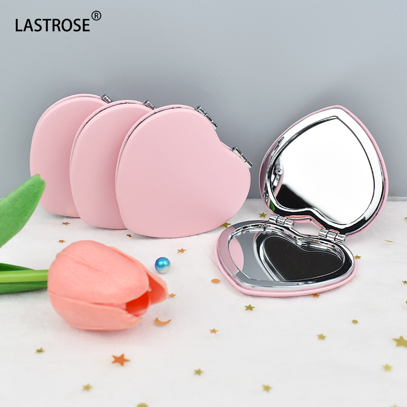 1 miroir de maquillage rose
