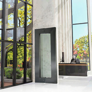 Black Modern Stainless Steel Office <b>Door</b> <b>Pull</b> <b>Handle</b> DT6005 for Hotel & Home Use - Product Image 2