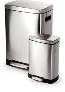 Trong Nhà Hình Chữ Nhật Văn Phòng Lớn Chất Thải Bin Bạc 50L Thép Không Gỉ Khách Sạn Thùng Rác Bin Hộ Gia Đình Nhà Bếp Thùng Rác Có Thể - Product Image 4